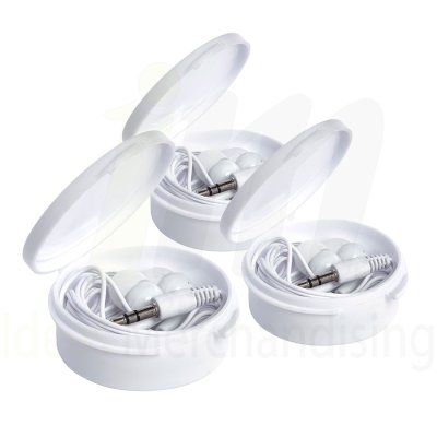 Audifonos Estuche Redondo