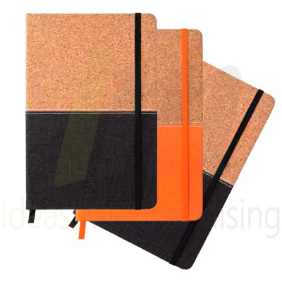 Libreta A5 Publicitaria Half Corcho