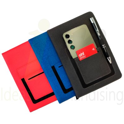 Libreta con Bolsillos Frontales