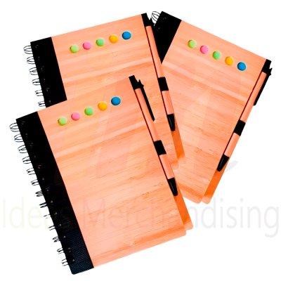 Libreta Publicitaria Cover Bambú