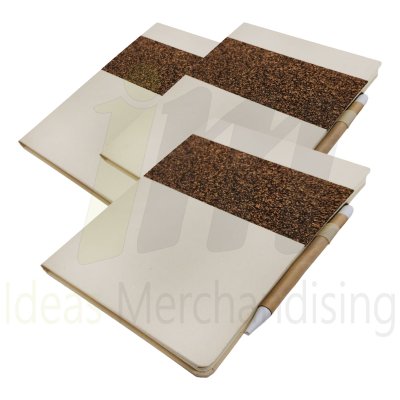 Libreta A5 Reciclada Bagazo Café